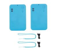 Deux Localisateur GPS 4G Alarme D'Intervention D'Urgence Personnelle Carte D'Identité de Travailleur éTudiant avec Fonction de Conversation pour les éTudiants ÂGéS