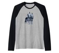 Deux loups amérindiens loups amants Manche Raglan