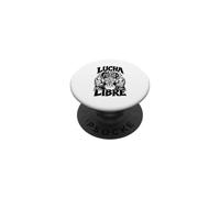 Deux Lutteurs De Lucha Libre - Lutte Libre PopSockets PopGrip Adhésif