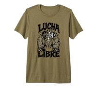 Deux Lutteurs De Lucha Libre - Lutte Libre T-Shirt Haut de Gamme