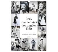 Deux mannequins des années 1950 - Les jumelles Thea et Helga (Calendrier mural 2026 DIN A3 vertical), CALVENDO calendrier mensuel
