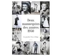 Deux mannequins des années 1950 - Les jumelles Thea et Helga (Calendrier mural 2027 DIN A3 horizontal), CALVENDO calendrier mensuel: La mode dans le Berlin de l'après-guerre