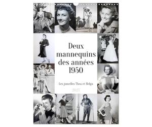 Deux mannequins des années 1950 - Les jumelles Thea et Helga (Calendrier mural 2027 DIN A3 horizontal), CALVENDO calendrier mensuel: La mode dans le Berlin de l'après-guerre