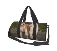 Deux Mignons Chiens Akita, Sac de Voyage de Grande capacité, Sac à Main Rond, Sac de Voyage de Sport, fourre-Tout, Sac de Fitness