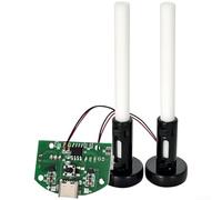Deux modules humidificateurs à double pulvérisation avec prise en charge d'alimentation USB, conçus pour les petits espaces intérieurs et dotés d'un éclairage LED RVB pour vélo