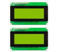 Deux modules LCD 20 x 4 avec rétroéclairage vert et adaptateur IIC, parfaits pour les horloges en temps réel et plus encore