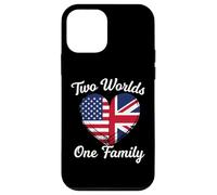 Deux Mondes, Une Famille, héritage américano-Britannique Coque pour iPhone 12 Mini