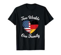 Deux Mondes, Une Famille, héritage Germano-américain T-Shirt
