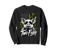 Deux Ours Fiddy Bear Camouflage 250e Anniversaire 4 Juillet Sweatshirt