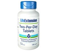 Deux Par Jour Multivitamine 120 Comprimés Par Life Extension