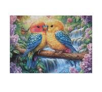 Deux perroquets se câlinant sur Une Branche Puzzles 300 Pièces pour Adultes Educa Décoration Moderne Challenge Difficile Relaxation Artistique Cadeau Original 300 PCS
