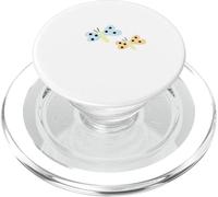 Deux Petits Papillons Bleus et Oranges à Pois printaniers PopSockets PopGrip pour MagSafe