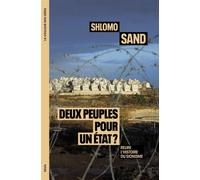 Deux peuples pour un État ? Relire l'histoire du sionisme - Shlomo Sand - Seuil - broché - Essai