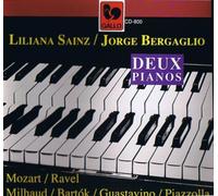 Deux Pianos Mozart Ravel Guastavino Piazzolla Milhaud Bartok
