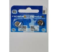 Deux pile renata 393 sr48w