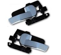 Deux Poignées Chromées Intérieures Avants Gauche Et Droit - Nissan Qashqai 2.0 Traction Integrale 02/2007-10/2013