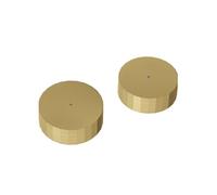 Deux poignées pour mélangeur lavabo Grands Boulevards Laiton brossé