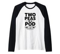Deux Pois dans Une Capsule Manche Raglan