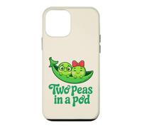 Deux Pois dans Une Capsule Mignon Couple Romantique Assorti amitié Coque pour iPhone 12 Mini