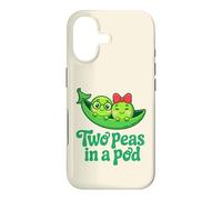 Deux Pois dans Une Capsule Mignon Couple Romantique Assorti amitié Coque pour iPhone 17