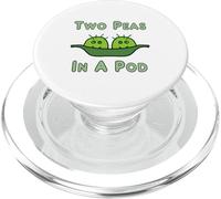 Deux pois dans une capsule PopSockets PopGrip pour MagSafe