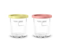 Deux pots à dessert Ninja NC501 compatibles avec la sorbetière Creami NC501EU