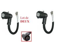 Deux Prises Electriques Pour Feux Arrières - Citroen Jumper 2.8 Hdi 128 Traction Integrale À Part. 04/2002