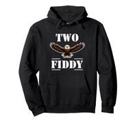 Deux pygargues à tête Blanche Fiddy Funny du 4 Juillet Sweat à Capuche