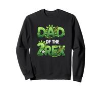 Deux Rex 2e Anniversaire deuxième Dinosaure 2 Ans Sweatshirt