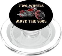 Deux Roues Move The Soul - Motard Moto Motard Motard PopSockets PopGrip pour MagSafe