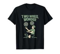 Deux Roues Wonder Cyclisme Humour Design rétro T-Shirt