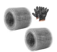 Deux Rouleaux De Grillage Galvanisé 10 x 600 cm, Grillage Fine Maille La PréVention des Rats, L'éLevage des Lapins Et des Volailles