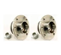 Deux Roulements De Roues Arrières Avec Moyeux - Fiat Panda 1.4 Natural Power 09/2003-12/2011