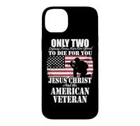 Deux sont Morts pour toi Cadeau commémoratif de Jésus et de Coque pour iPhone 14 Plus