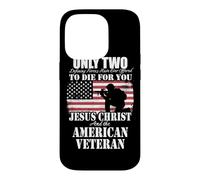 Deux sont Morts pour toi Cadeau commémoratif de Jésus et de Coque pour iPhone 14 Pro