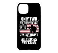 Deux sont Morts pour toi Cadeau commémoratif de Jésus et de Coque pour iPhone 15 Plus