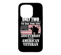 Deux sont Morts pour toi Cadeau commémoratif de Jésus et de Coque pour iPhone 15 Pro