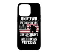 Deux sont Morts pour toi Cadeau commémoratif de Jésus et de Coque pour iPhone 15 Pro Max
