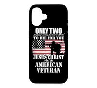 Deux sont Morts pour toi Cadeau commémoratif de Jésus et de Coque pour iPhone 16