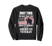 Deux sont Morts pour toi Cadeau commémoratif de Jésus et de Sweatshirt