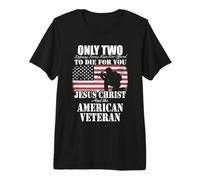 Deux sont Morts pour toi Cadeau commémoratif de Jésus et de T-Shirt Haut de Gamme
