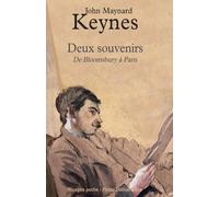 Deux souvenirs De Bloomsbury à Paris - John Maynard Keynes - Rivages - Poche - Essai