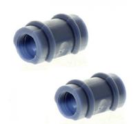 Deux Supports De Barre Stabilisatice Bleu Diamètre 23 Mm - Citroen Ax 15 D 58 07/1986-12/1997