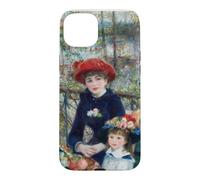 Deux sœurs sur la terrasse de Pierre-Auguste Renoir (1881) Coque pour iPhone 15 Plus