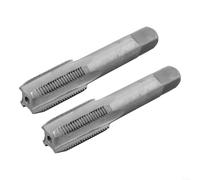 Deux tarauds à main métrique de 18 mm x 1,5 mm à droite, pas de filetage en acier rapide de 1,5 mm pour des résultats constants dans les environnements de production