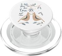 Deux tourterelles 12 Jours de Noël Love Song Ornement Art PopSockets PopGrip pour MagSafe