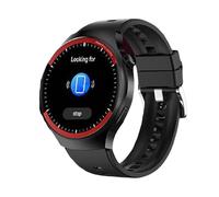 Deux types de bracelets de montre - Design assorti - Grand écran de 4,1 cm - 7 modes de sport dynamiques - Étanche - Pour homme - Compatible avec téléphones Android - Ytp209 (noir, taille unique)