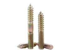 Deux vis, Boulons de suspension autotaraudeurs à double extrémité for bois sur métal, paquet de 50 M6/M8 30-100mm(M6x60mm)