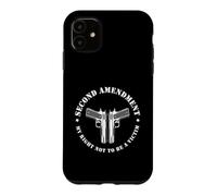 Deuxième amendement Mon Droit de ne Pas être Victime Conception d'armes Coque pour iPhone 11
