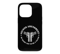 Deuxième amendement Mon Droit de ne Pas être Victime Conception d'armes Coque pour iPhone 13 Pro